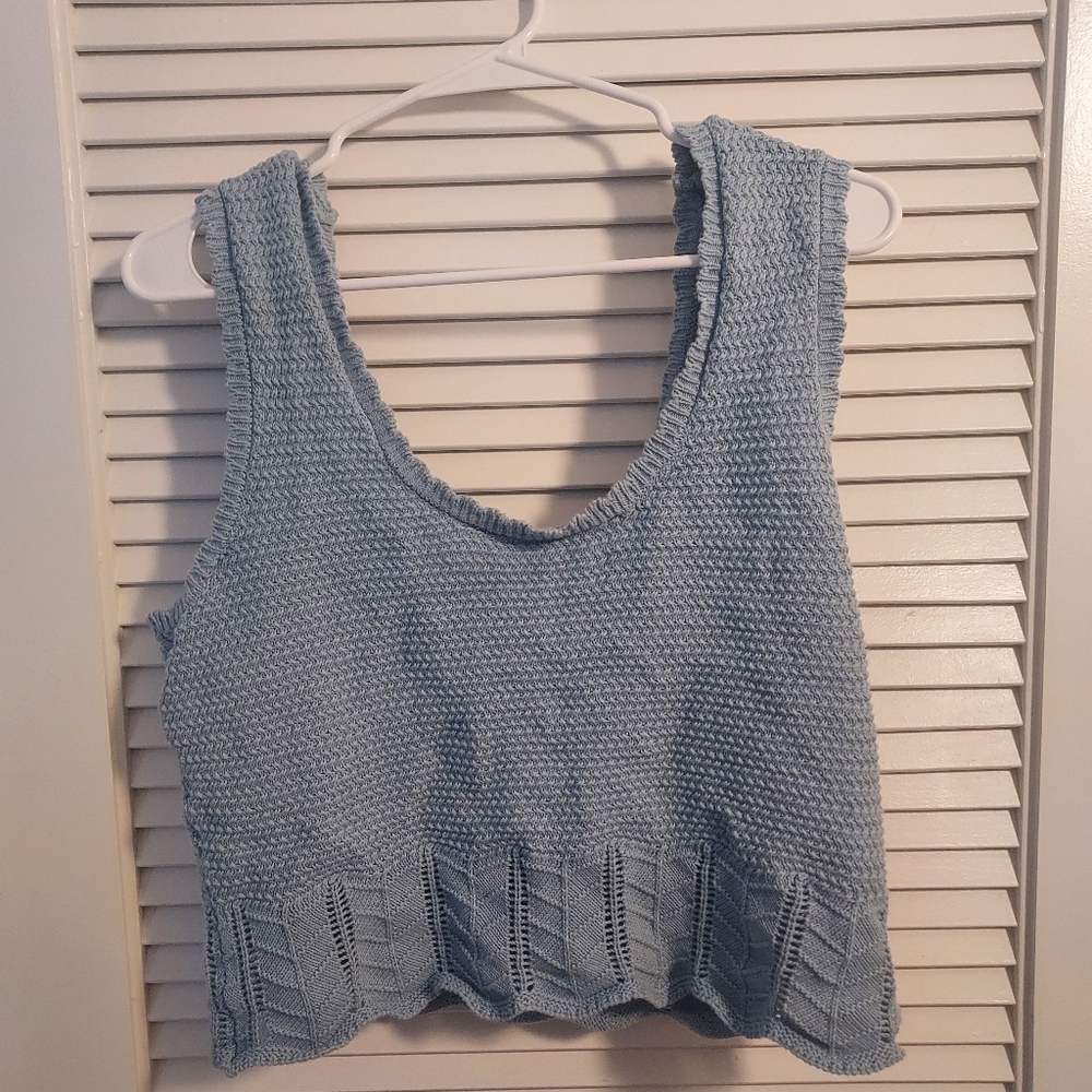 French Connection Nellis 100% Cotton Knit Tank (XL) - Picture 4 of 11